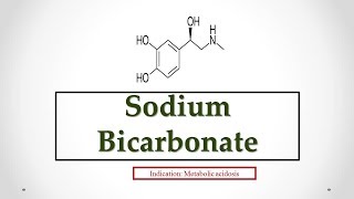 sodium bicarbonate NaHCO3 uses antidote effects mechanism indications and ADRs ☠ [upl. by Eedya]