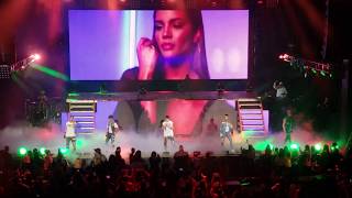 CNCO Diganle ft Leslie Grace  Live Tour [upl. by Karlik]