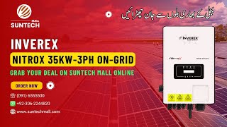 Nitrox 35kw OnGrid Solar Inverter  Nitrox 35kw Net Metering Inverter [upl. by Alexandro877]