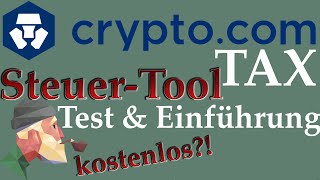 Cryptocom Tax  das Steuertool von CDC  kostenlos  Test und Einführung [upl. by Ariaes]