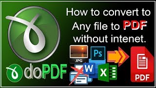 doPDF  How to install doPDF and Any File Convert PDF [upl. by Rotce]