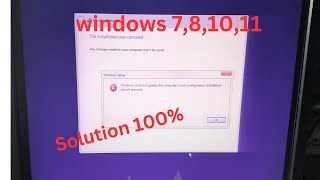 windows could not update the computers boot configuration installation cannot proceed [upl. by Sirovart]