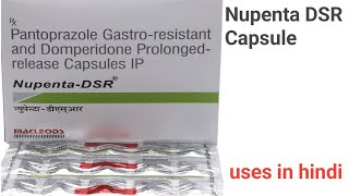 Nupenta DSR Capsule uses side effects and doses in hindi [upl. by Adnole]