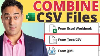 How to Combine Multiple CSV Files into One Excel Workbook [upl. by Laurentium]