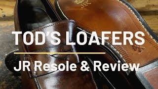 Tods Loafers  Restoration and Review [upl. by Yenettirb888]