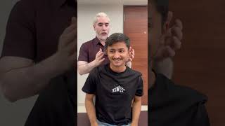 Chiropractic adjustment for youngster with lower back pain by Dr Sudarshan [upl. by Longan620]