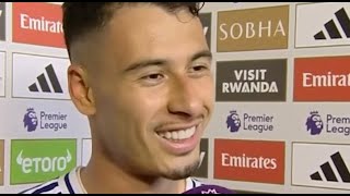 Gabriel Martinelli Post Match Interview Arsenal vs Southampton 31 [upl. by Genaro]