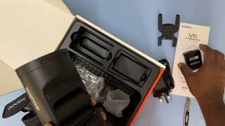 Godox v1 pro flash unboxing godoxv1 [upl. by Lisa]