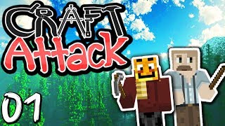 Wir sind DABEI ✪ Minecraft CRAFT ATTACK 01 [upl. by Nivlak349]