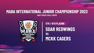 LIVEMABA International Junior Championship Game 16Placement 56 SDAR Redwings vs MCKK Cagers [upl. by Lotson]