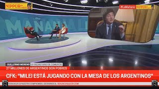 GUILLERMO MORENOLuciana RubinskaJUAN AMORINLA MAÑANA C5N19022024✌️✌️✌️ [upl. by Misab]