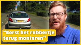 ARJEN repareert een auto met een post elastiek 😮  ANWB Wegenwachtvlog [upl. by Schlosser]