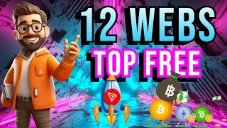 TOP 12 WEBS PAGANDO GRATIS DE MANERA SEMI PASIVA A TU WALLET  GANA CRIPTOMONEDAS YA [upl. by Adnih]