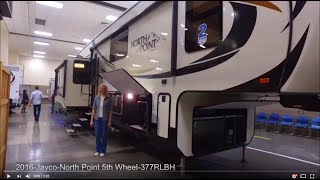 2016 Jayco North Point 5th Wheel 377RLBH [upl. by Spieler]