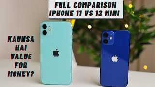 iPhone 12 mini vs iPhone 11 Full Comparison in Hindi [upl. by Nnyluqcaj609]