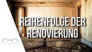 Reihenfolge der Gewerke bei der RenovierungSanierung im Innenraum [upl. by Nealah]