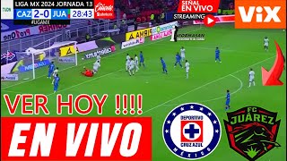 CRUZ AZUL VS JUÁREZ EN VIVO donde ver y a que hora juega Partido Hoy Cruz Azul vs Juárez TV TUDN [upl. by Lagasse]