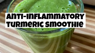 ANTIINFLAMMATORY TURMERIC SMOOTHIE  Antiinflammatory Recipes  Healthy [upl. by Onirotciv745]