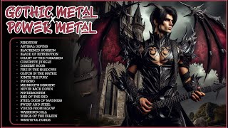 Best Gothic Metal Mix Heavy Power Metal Playlist Music  energetic power metal instrumental [upl. by Lenny]