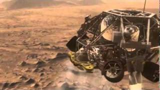 Curiosity Rovers Peculiar Mars Landing Described [upl. by Etsirk]