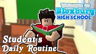 Welcome to Bloxburg Students Daily Routine  Roleplay [upl. by Debera]