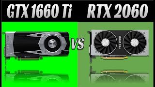 GTX 1660 Ti vs RTX 2060 i7 8700K  4 9 GHz [upl. by Aniala]