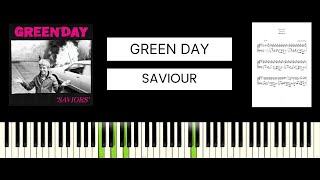 Green Day  Saviors BEST PIANO TUTORIAL amp COVER [upl. by Noedig]