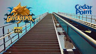 2024 GateKeeper Roller Coaster On Ride Front Row 4K POV Cedar Point [upl. by Vitia43]