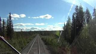 Train Drivers View Inlandsbanan 2 Sweden [upl. by Asinla880]