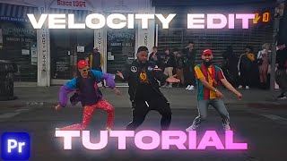 Velocity Edit Tutorial  How to edit Dancin Velocity Edit  Adobe Premiere Pro [upl. by Tammi873]