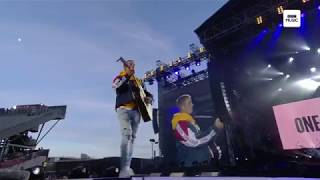 Justin Bieber  Cold Water Live One Love Manchester [upl. by Trista]