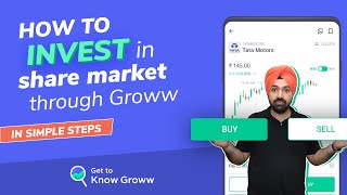 How to Invest in stock market for Beginners  Groww app kaise use kare  Buy amp Sell Shares on Groww [upl. by Einrae]