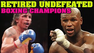 Top 10 Retired Undefeated Boxers In The World 2024 [upl. by Idner701]