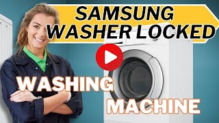 Samsung Washer Locked [upl. by Meerak]