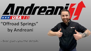 Andreani USA  Andreani OFFROAD springs [upl. by Frerichs]