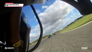 2023 Bennetts British Superbikes RD8  Cadwell Park Race 3 onboard highlights [upl. by Ecraep566]