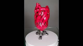 Large Red Heart Vase Halloween Decoration [upl. by Silber]