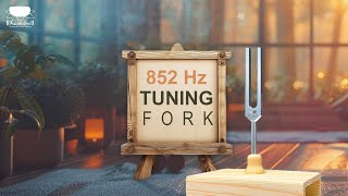 Cleanse Destructive Energy 852hz Tuning Fork Healing Frequency Let Go Of Overthinking amp Worries [upl. by Aydan]