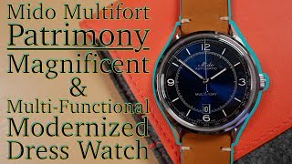 Mido Patrimony Watch Review  Modern Meets Classic  A Magnificent Maturation of the Multifort Model [upl. by Lasley41]