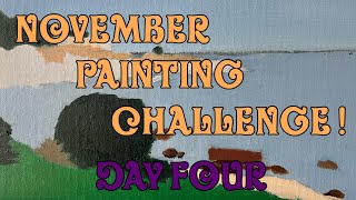 Can I paint every day in November  video four [upl. by Ganny]