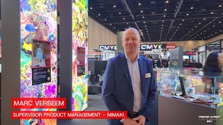 Mimaki at Fespa Middle East 2024 with Marc Verbeen [upl. by Reichel]