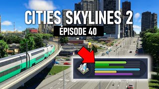 On débloque une demande nulle en densité de population avec tuto  Cities Skylines 2 40 [upl. by Einuj]