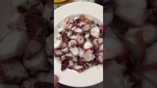 CAZUELITA DE PULPO Y LANGOSTINOS AL AJILLO😋👌🏻 youtubeshorts shorts [upl. by Trebbor]