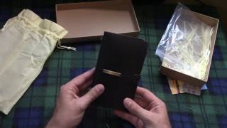 Robrasim Vintage Leather Notebook Jornal Unboxing and Initial Impressions [upl. by Cagle934]