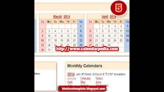 10 websites to Download free Calendar Template [upl. by Seth]