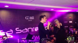 Sanremo 2015  LoSpaccaTV  Duetto Malika Ayane e Giovanni Caccamo Adesso e qui [upl. by Truitt]