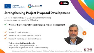 Webinar 1 Overview of Project Design and Project Management [upl. by Jasmin422]