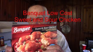 Banquet Sweet and Sour Chicken Low Cost Lunch [upl. by Annodam641]