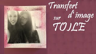 DIY  TRANSFERT DIMAGE sur une TOILE peinte à la peinture en bombe idée cadeau HD [upl. by Trescha]