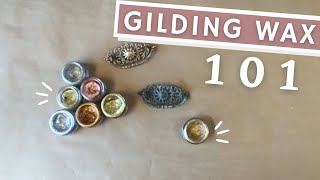 Gilding Furniture Hardware with Metallic Wax [upl. by Keith]